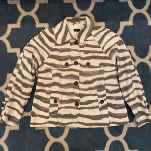 J. Crew striped jacket